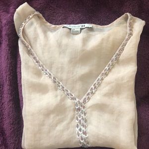 Soft sheer top